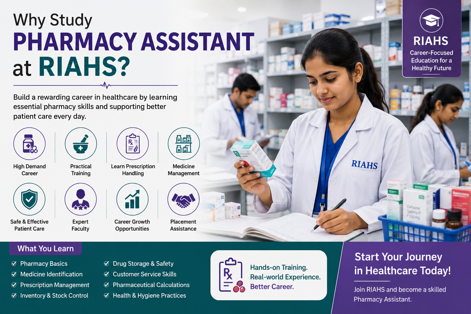 Pharmacy Assistant at RIAHS