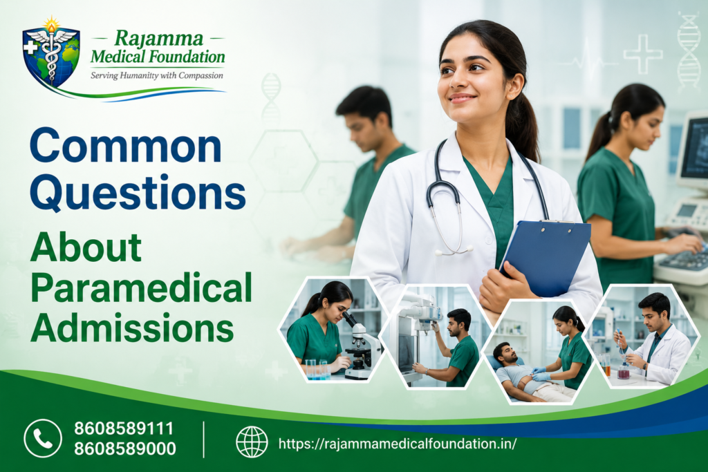 RMF | RIAHS | Common Questions About Paramedical Admissions | RMF Admission Guidance
