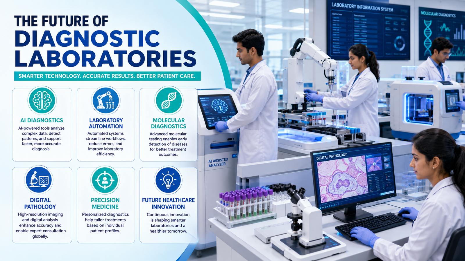 Future-ready diagnostic laboratory with advanced healthcare technology at RIAHS.